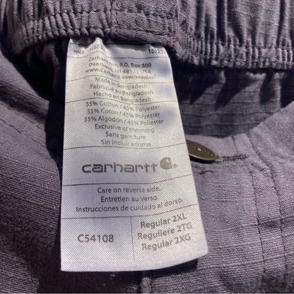 Carharrtt gray canvas pants, size 2XL - Picture 6 of 8